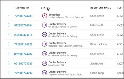 fedex express tracking